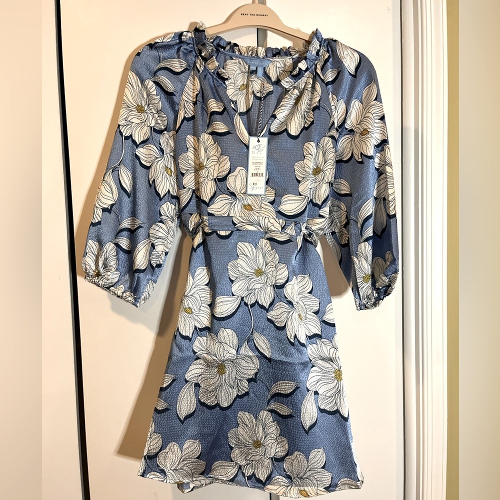 NWT Draper James adjustable waist spring floral babydoll dress